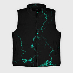 Мужской жилет Color black turquoise