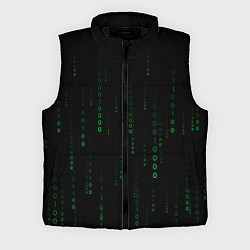 Мужской жилет Color black green