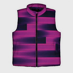Мужской жилет Color pink square, цвет: 3D-черный