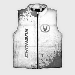 Мужской жилет Changan - white gradient вертикально, цвет: 3D-черный