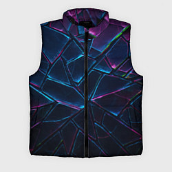 Мужской жилет Неоновые линии и фигуры