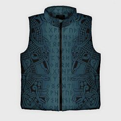 Мужской жилет Руны и скандинавская татуировка Одина