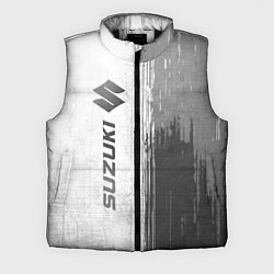 Мужской жилет Suzuki - white gradient по-вертикали, цвет: 3D-черный