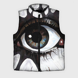Мужской жилет Глаз и щупальца - психоделика, цвет: 3D-черный