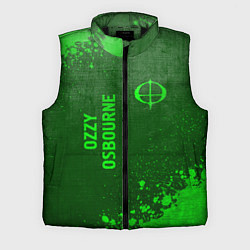 Мужской жилет Ozzy Osbourne - green gradient вертикально, цвет: 3D-черный