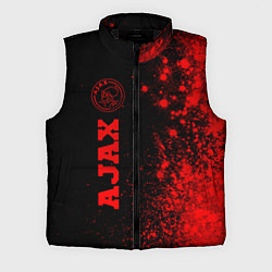 Мужской жилет Ajax - red gradient по-вертикали