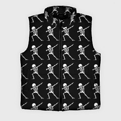 Мужской жилет Танцующие скелеты, цвет: 3D-черный