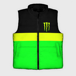 Мужской жилет Monster energy полосы, цвет: 3D-черный