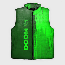 Мужской жилет Doom - green gradient по-вертикали