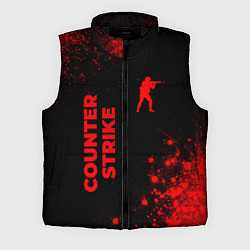 Мужской жилет Counter Strike - red gradient вертикально, цвет: 3D-черный