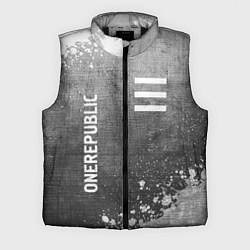 Мужской жилет OneRepublic - grey gradient вертикально