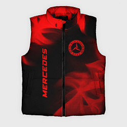 Мужской жилет Mercedes - red gradient вертикально