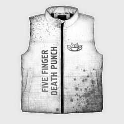 Мужской жилет Five Finger Death Punch - white gradient вертикаль