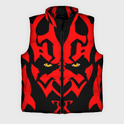 Мужской жилет Лицо Дарт Мола, цвет: 3D-черный