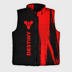 Мужской жилет Destiny - red gradient по-вертикали