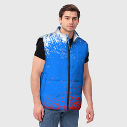 Мужской жилет Патриот - флаг, цвет: 3D-черный — фото 2