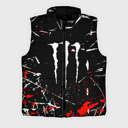 Мужской жилет Monster energy штрихи, цвет: 3D-черный