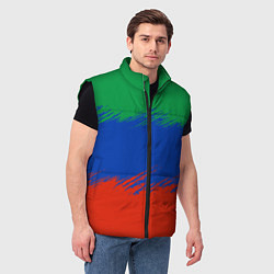 Мужской жилет Дагестанские цвета, цвет: 3D-черный — фото 2