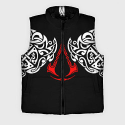Мужской жилет Силуэт ворона - Aссасинс Крид, цвет: 3D-черный