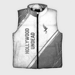 Мужской жилет Hollywood Undead - white gradient вертикально, цвет: 3D-черный