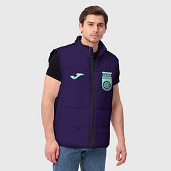 Мужской жилет ФК Уфа - форма с текстурой, цвет: 3D-черный — фото 2