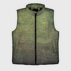 Мужской жилет Абстракция - old board painted with green paint
