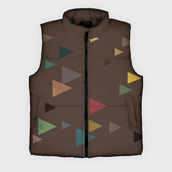 Мужской жилет Осень палитра глубокий лес, цвет: 3D-черный