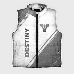 Мужской жилет Destiny - white gradient вертикально, цвет: 3D-черный