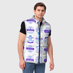 Мужской жилет Easter holidays, цвет: 3D-черный — фото 2