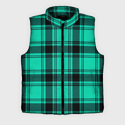 Мужской жилет Checkered turquoise