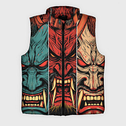 Мужской жилет Demons Oni - neuroart, цвет: 3D-черный
