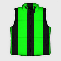 Мужской жилет Color green black line