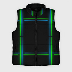 Мужской жилет Neon green light blue