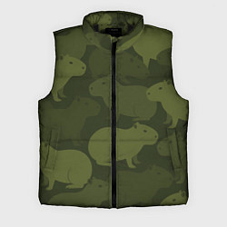 Мужской жилет Камуфляж из капибар, цвет: 3D-черный