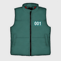 Мужской жилет Игра кальмара 001, цвет: 3D-красный