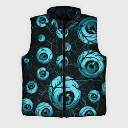 Мужской жилет Синие глаза, цвет: 3D-черный