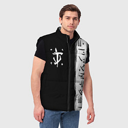 Мужской жилет Doom символы марса, цвет: 3D-черный — фото 2