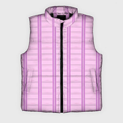 Мужской жилет Color pink cage, цвет: 3D-черный