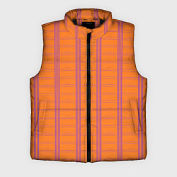 Мужской жилет Color orange cage, цвет: 3D-черный