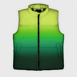 Мужской жилет Градиент укропное зеленое омбре
