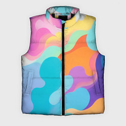 Мужской жилет Разноцветные красивые облака