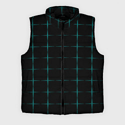 Мужской жилет Color black blue crosses
