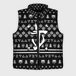 Мужской жилет Doom x witcher pattern, цвет: 3D-черный