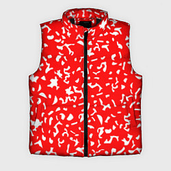 Мужской жилет Красный яркий камуфляж