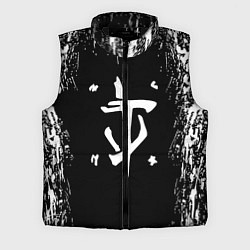 Мужской жилет Doom краска белая текстура