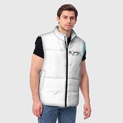 Мужской жилет Shepard N7 -- галлюцинации, цвет: 3D-черный — фото 2
