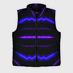 Мужской жилет Color multicoloured neon stripes, цвет: 3D-черный