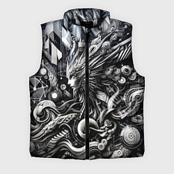 Мужской жилет Abstraction cyber pattern - ai art fantasy