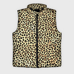 Мужской жилет Мелкий леопардовый, цвет: 3D-черный