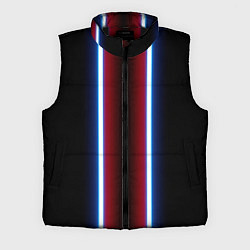 Мужской жилет Color white blue red neon